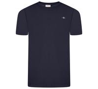Gant Mens Crew Neck Regular Fit Tee Shield Logo Short Sleeve T-Shirts