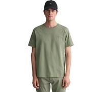 Gant Mens Crew Neck Regular Fit Tee Shield Logo Short Sleeve T-Shirts