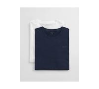 Men's GANT 2-Pack Mens Crew Neck T-Shirts - Navy - Size: 42/Regular