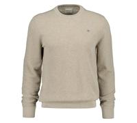 GANT Men's Crewneck Sweater - Micro Textured Cotton C-Neck, Cotton...