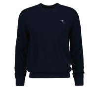 GANT Men's Crewneck Sweater - Micro Textured Cotton C-Neck, Cotton...