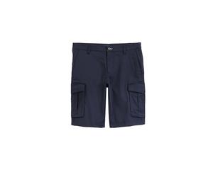 Gant Mens D1 Relaxed Twill Cargo Shorts Marine - Navy Cotton - Size 32 (Waist)