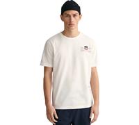Gant | Mens Embroidered Archive Shield T-Shirt - White / L