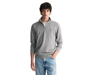 Gant Mens Embroidered Logo Half Zip Sweatshirt GT29770