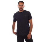 Gant Mens Embroidered Original Shield T-Shirt in Blue Cotton - Size Large