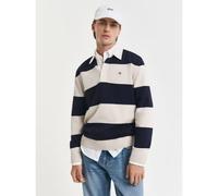 GANT Mens Evening Blue Barstriped Polo Shirt