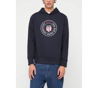 GANT Mens Evening Blue Graphic Hoodie