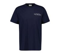 GANT Mens Evening Blue Printed Graphic T-Shirt