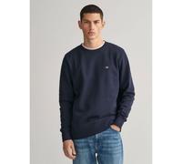 GANT Mens Evening Blue Shield Crew Neck Sweatshirt