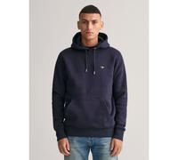 GANT Mens Evening Blue Shield Hoodie