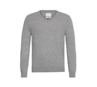 GANT Men's Extra fine Lambswool V-Neck Sweater, Grey Melange, XXXL