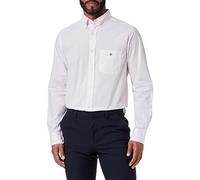 GANT Mens Fit Gingham Poplin Shirt Light Pink L