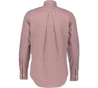 GANT Mens Fit Gingham Poplin Shirt Long Sleeve Cotton
