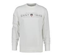 GANT Men's Graphic C-Neck Sweatshirt, Eggshell, XXXL