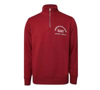 Gant Mens Graphic Half Zip Regular SweatshirtS Red GT28121