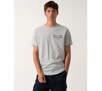 GANT Mens Graphic Short Sleeve T-Shirt - 93 Grey Melange - 93 Grey Melange - L