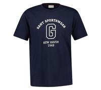 GANT Men's Graphic Ss T-Shirt, Evening Blue, 4XL