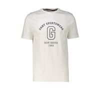 GANT Men's Graphic Ss Tshirt T-Shirt, Eggshell, 3XL