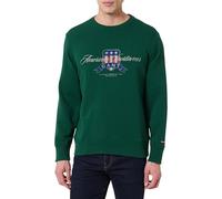 GANT Men's Graphic Sweat C-Neck Sweatshirt, Forest Green, L