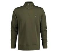 GANT Mens Half Zip Sweatshirt Juniper Green L