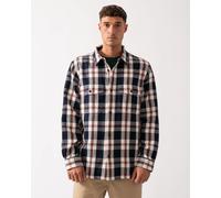 GANT Mens Heavy Twill Check Overshirt - 433 Evening Blue - 433 Evening Blue - L