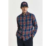 GANT Men's Regular Twill Check Shirt, Multicoloured