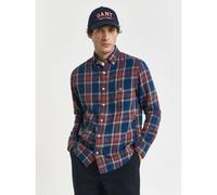 GANT Men's Regular Twill Check Shirt, Multicoloured