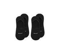 GANT Men's Invisible Socks 2-Pack, Black, Standard
