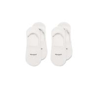 GANT Men's INVISIBLE SOCKS 2-PACK Socks, White, Standard