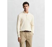 Gant Mens Jumper in Ivory Cotton - Size Large