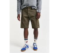 GANT Mens Juniper Green Relaxed Twill Cargo Short