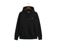 Gant Mens Kapuzenpullover - Black Cotton - Size Medium