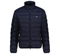 GANT Mens Light Down Jacket Quilted Puffer, Water-Repellent Stand Collar