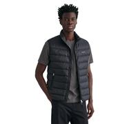 GANT Men's Light Down Vest, black, L