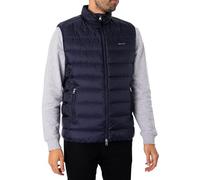 GANT Men's Light Down Vest, Evening Blue, 5XL