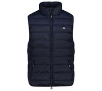 GANT Mens Light Down Vest Quilted Puffer Water-Repellent Stand Collar
