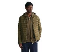 Gant Mens Light Padded Bomber Jacket - Green - M - Green - 100% Recycled Polyester