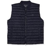 GANT Men's Light Padded Bomber Vest, Evening Blue, S