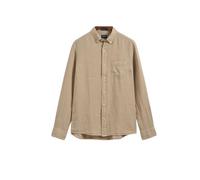 GANT Men's Regular Ut Garment Dyed Linen Shirt - Cream - Size: 46/Regular