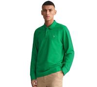 Gant | Mens Long Sleeve Polo Shirt - Green / M