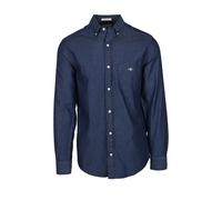 Regular fit indigo shirt Gant Bleu M