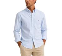 GANT Mens LS Gingham Sht Long Sleeve Light Blue XXL