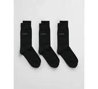 Gant 9960263 Socks 3 Pairs Black EU 43-45 Men