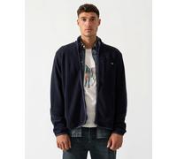 GANT Mens Micro Fleece Jacket - 433 Evening Blue - 433 Evening Blue - L