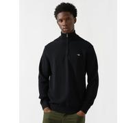GANT Mens Micro Texture Half Zip Jumper - 5 Black - 5 Black - XXL