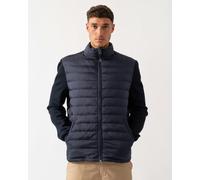 GANT Mens Mixed Media Hybrid Jacket - 433 Evening Blue - 433 Evening Blue - L