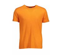 Gant Mens Orange Linen T-Shirt - Size X-Large