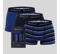 Gant Mens Pack Multistriped Trunks in Blue - Size Small