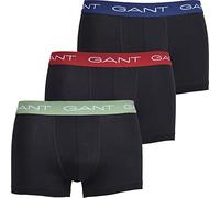 GANT Men's Pack of 3 Boxers Shorts, Black, S
