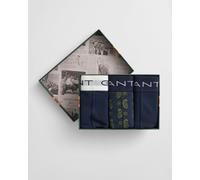 GANT Mens Paisley Print Trunk 3-Pack Gift Box - 410 Marine - 410 Marine - XL